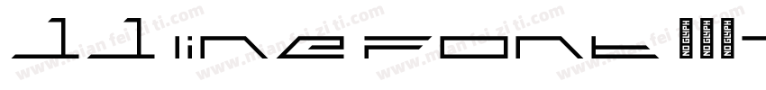 11 line font 超级细字体转换